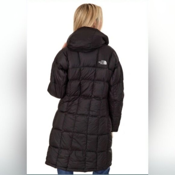 The North Face Women's Metropolis 600 Down Long Parka Puffer Coat Black Large - Picture 14 of 15